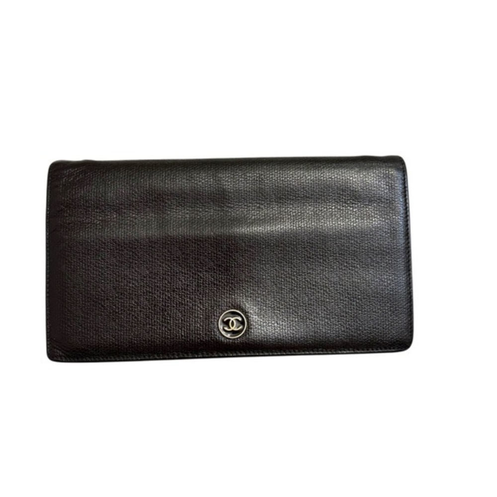 Chanel bifold vintage long wallet